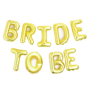 Ballons lettres ‘Bride to Be’