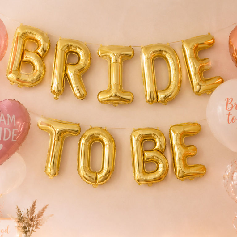 Ballons lettres - Bride to Be