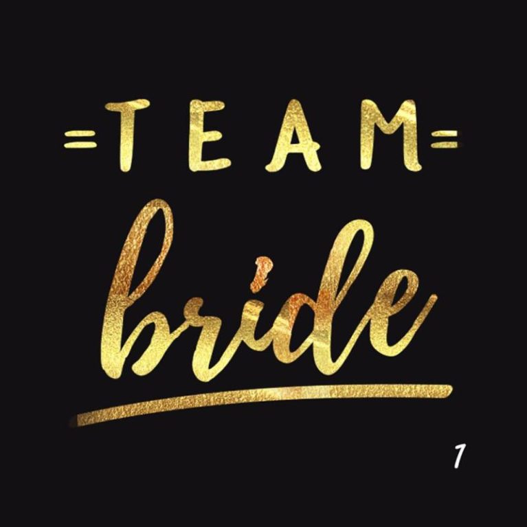 Team bride tattoo evjf